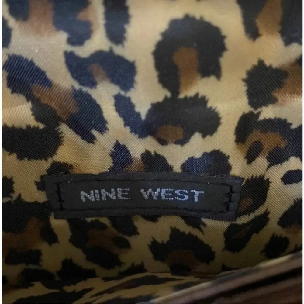Y2K Nine West Vintage Black Alligator Mini Bag Faux Leather